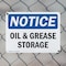 Signmission Oil And Grease Storage, 14 in W x Rectangle, Plastic OS-2PACK-NS-P-1014-L-16961 - alternate 4